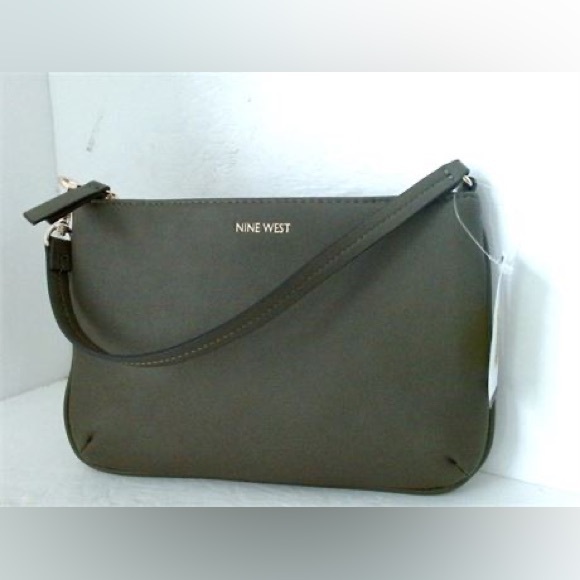 Nine West Womens wristlet Bag 9.5x6.5", Green - Picture 1 of 5